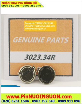 Pin SOLAR TS920E Part 3023.34R, Pin sạc đồng hồ Solar TS920E Part 3023.34R chính hãng /Nhận thay pin đồng hồ SOLAR